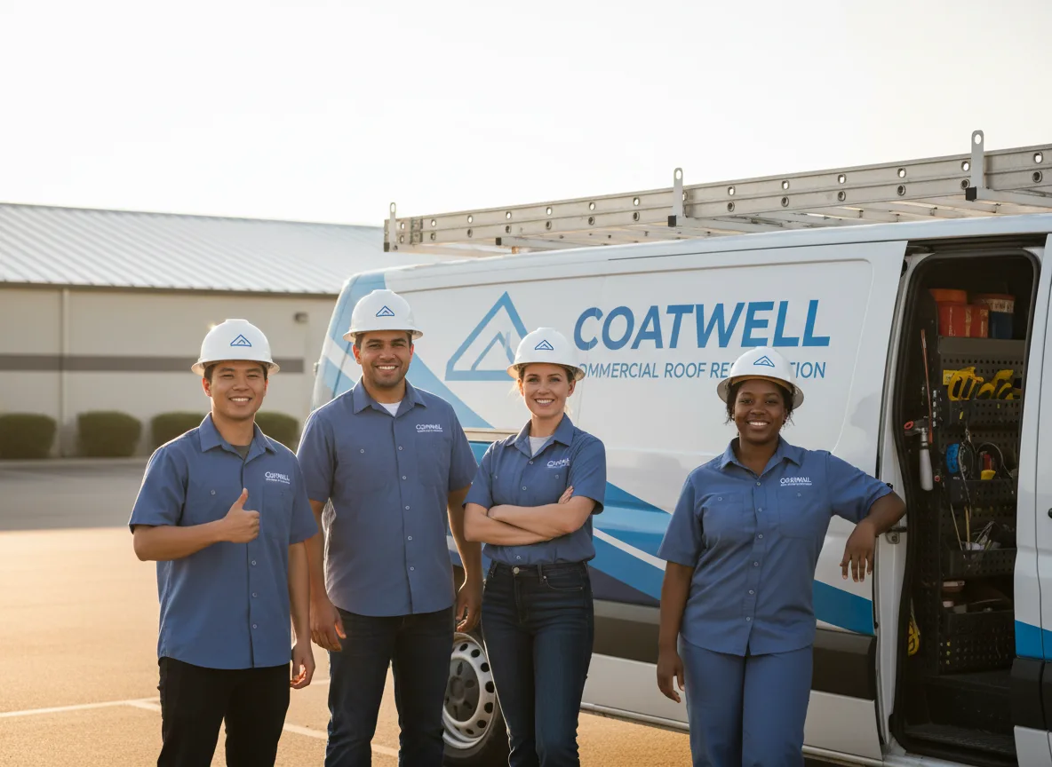 Commercial roof coating company in Holland, MA